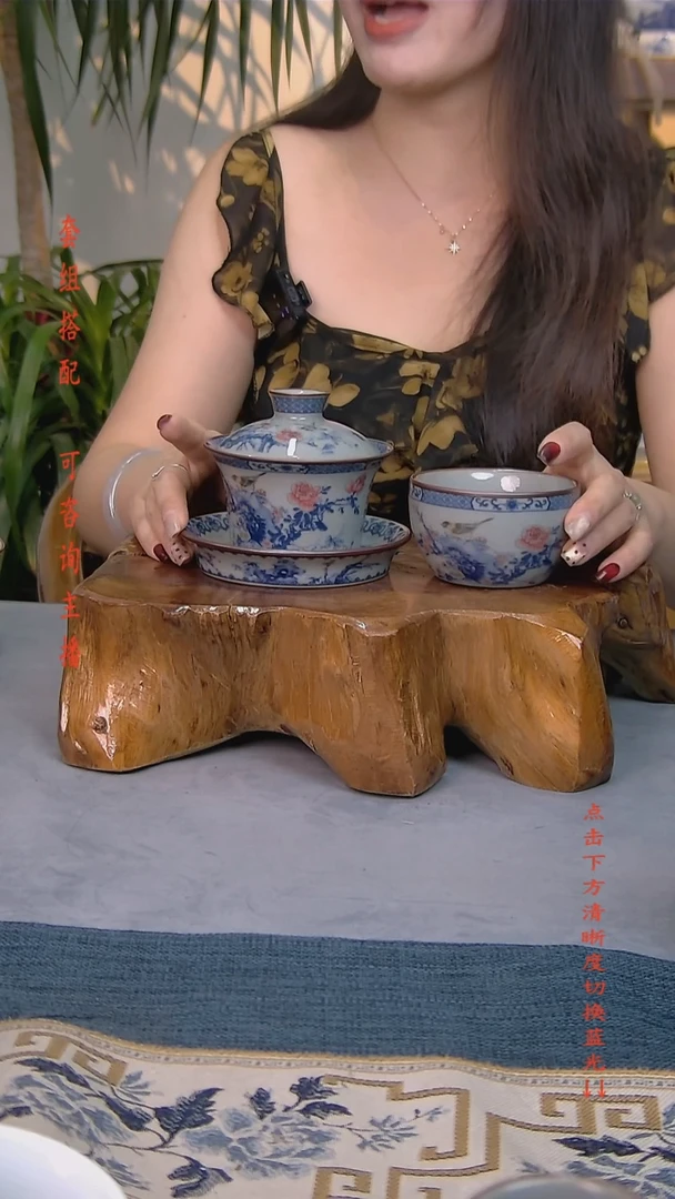 简装家用款2件套 老陶泥开片纹陶瓷茶具