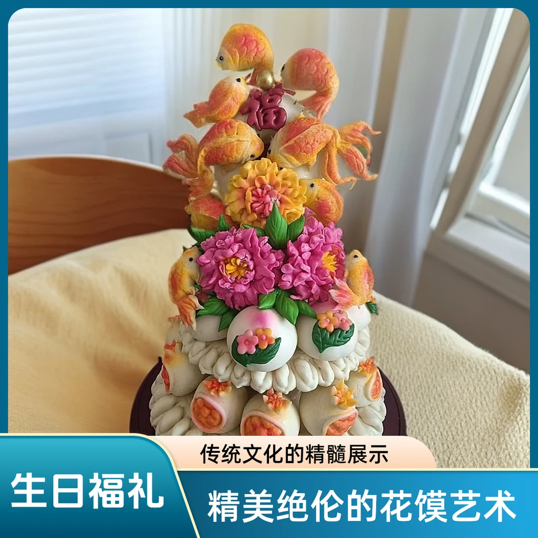 生日摆件：锦鲤献瑞