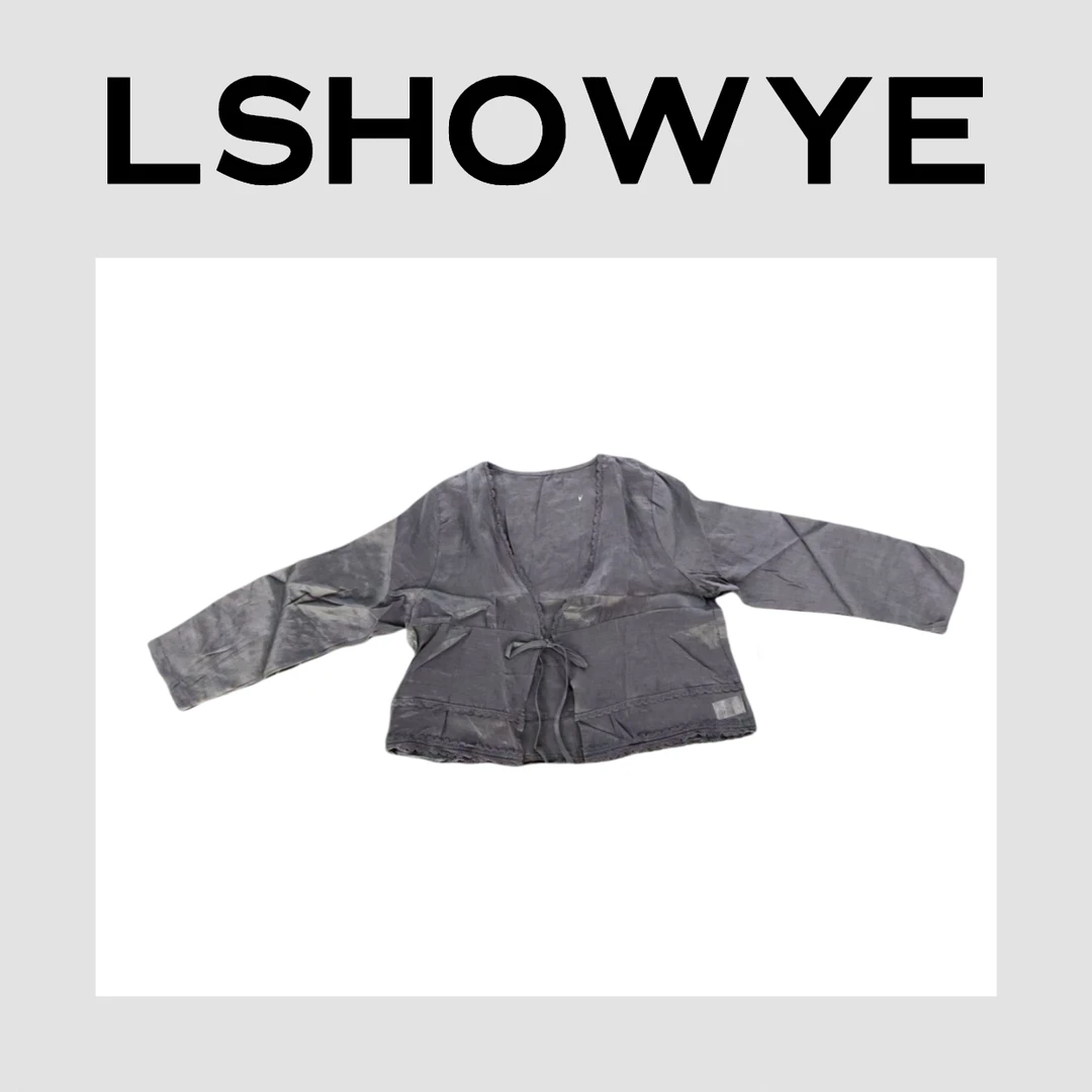 LSHOWYE｜麻料斗防方晒开衫 68732587KFY