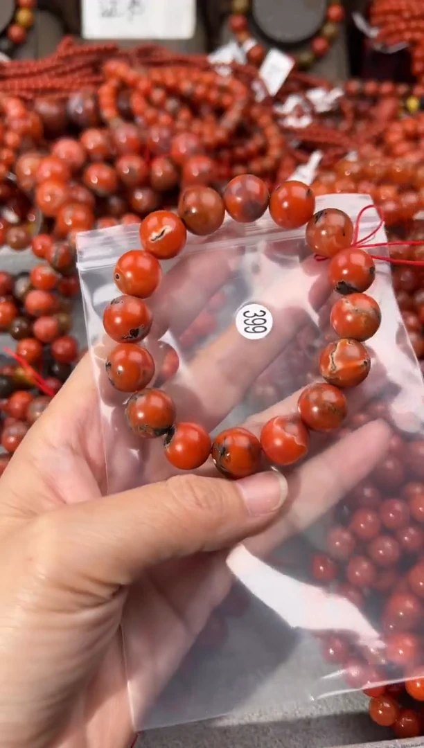 南红玛瑙手串未镶嵌13
