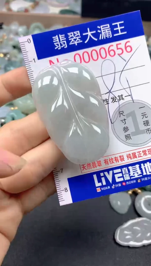 翡翠未镶嵌吊坠(不含链)656