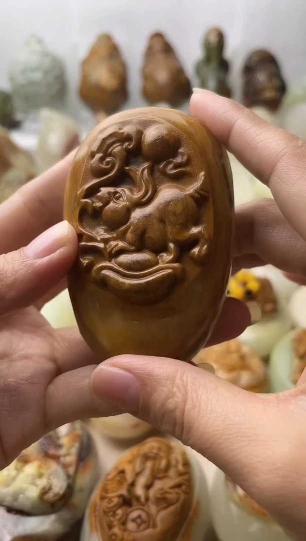 石材古青石棉纹正常不退换兔微瑕