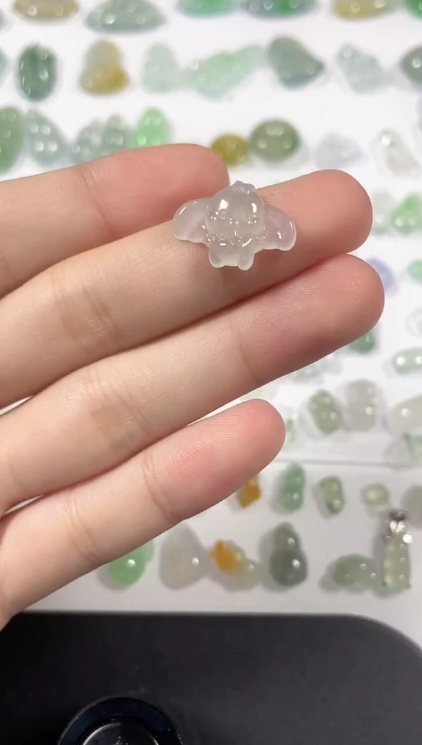 未镶嵌裸石翡翠翡翠未镶嵌颈饰天然翡翠Ａ货8886