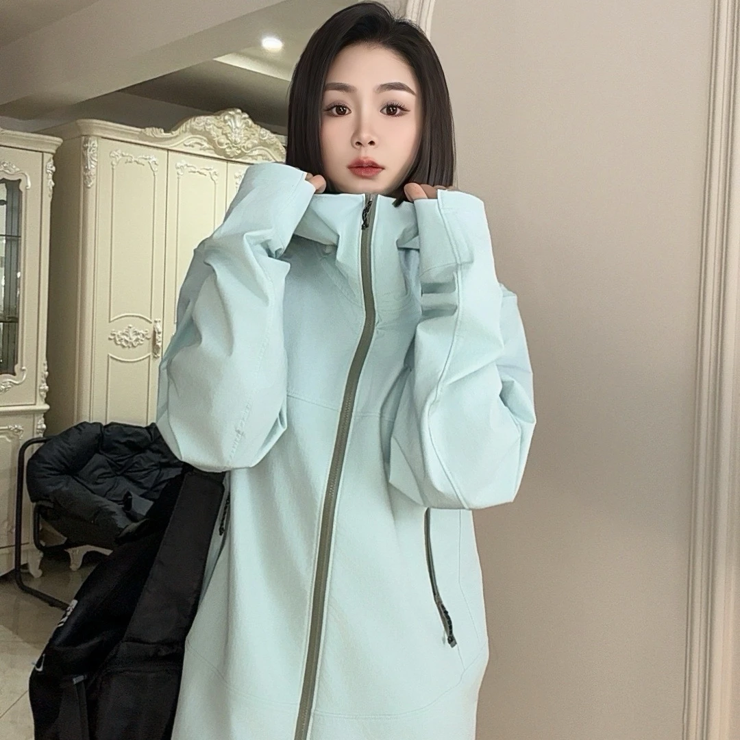 飞禽高品质防风防水户外休闲运动软壳冲锋衣百搭春秋情侣ins