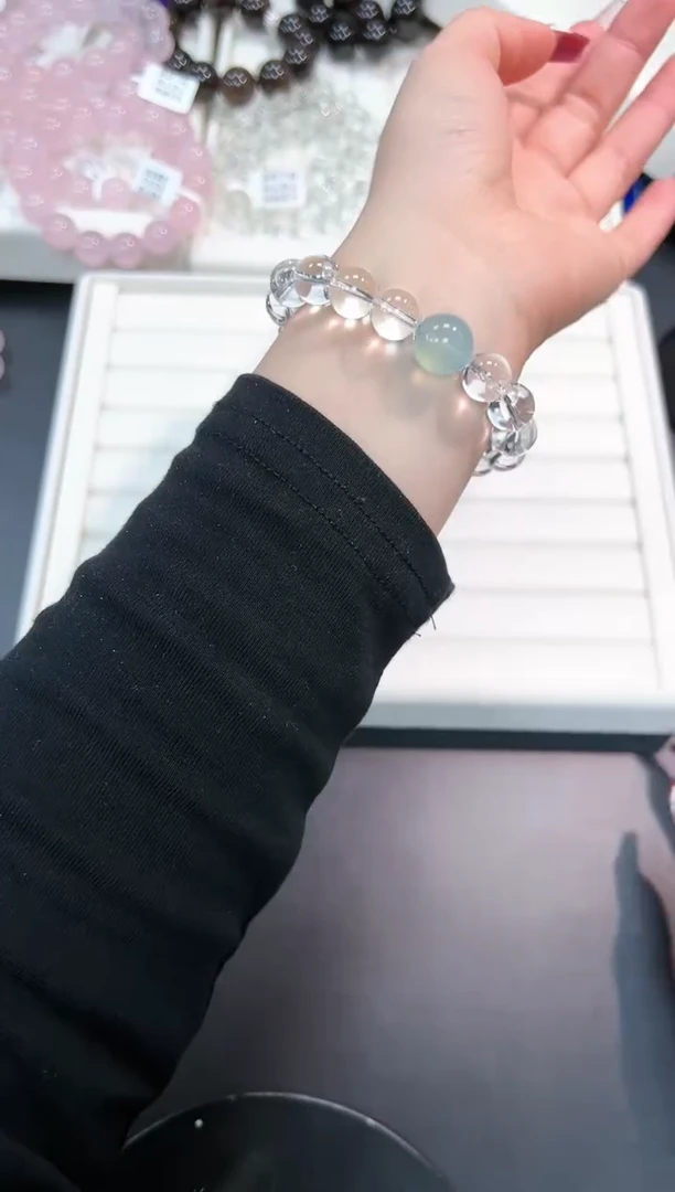 【闪购商品】水晶手串未镶嵌81d多样性发其一/1条默认微瑕