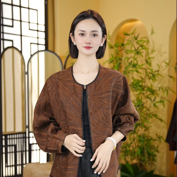 （LL）香云纱桑蚕丝上衣A-TY-t24330