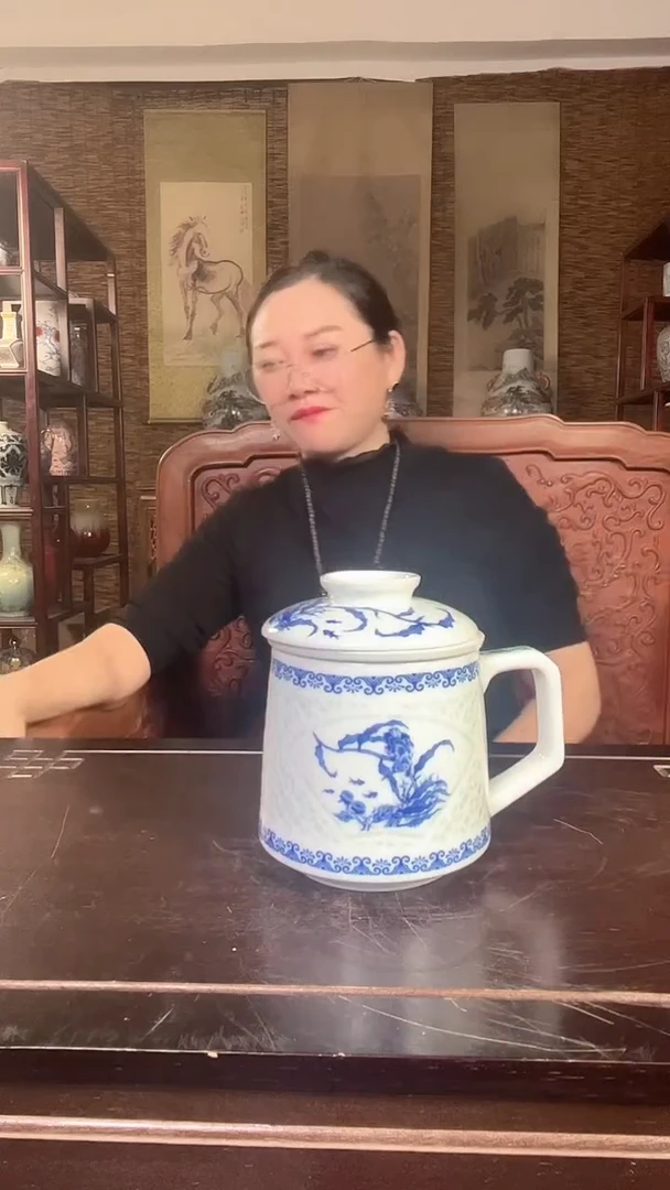 简约摆件景德镇陶瓷摆件X040