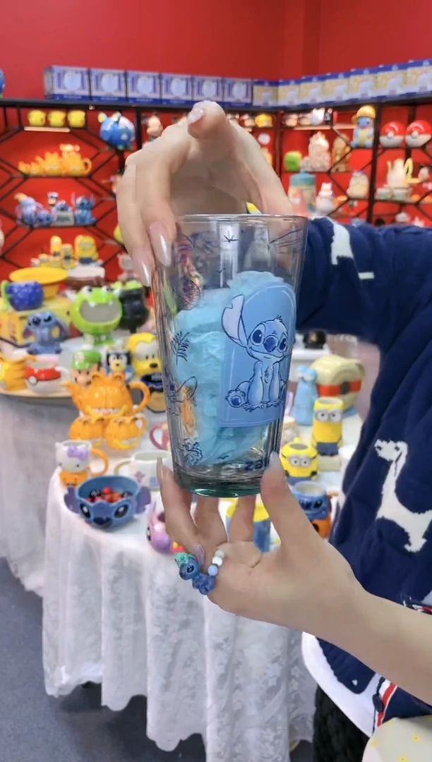 【闪购商品】1@@高硼硅史迪仔玻璃杯