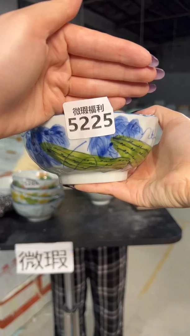 陶瓷景德镇高温釉下手绘陶瓷