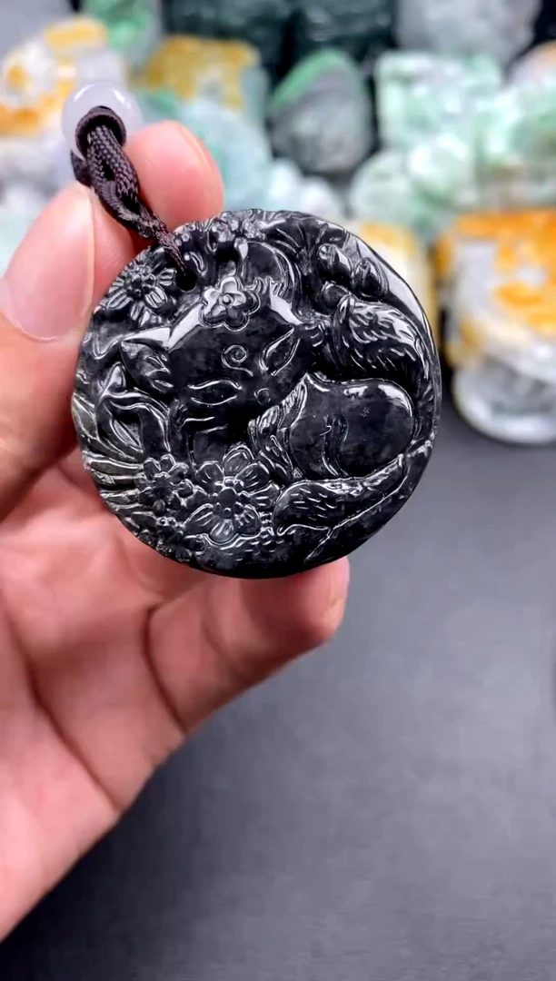吊坠(不含链)未镶嵌翡翠1
