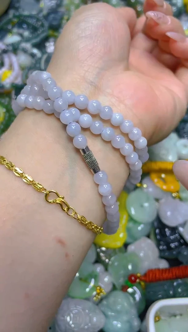 颈饰未镶嵌翡翠6MM