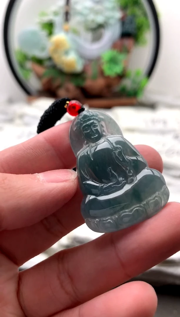 【闪购商品】翡翠颈饰未镶嵌小观音【品质一般能接受再拍】
