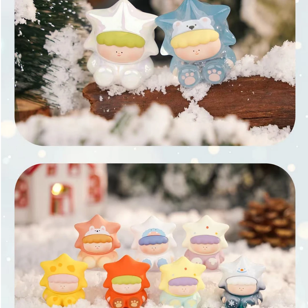 【拆盒】大美术馆 许愿星星二代冬日限定萌粒盲盒