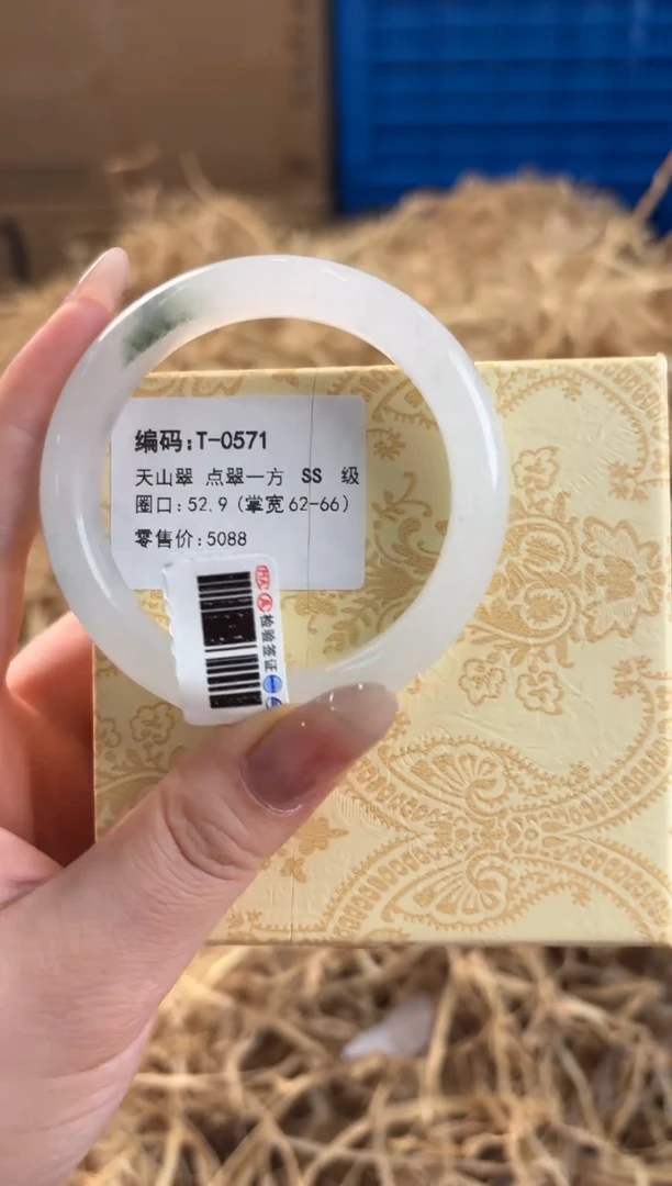 未镶嵌手镯石英质玉T-0571
