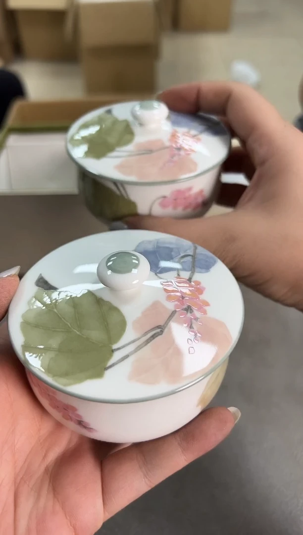 皮小桃瓷器 都是大漂亮