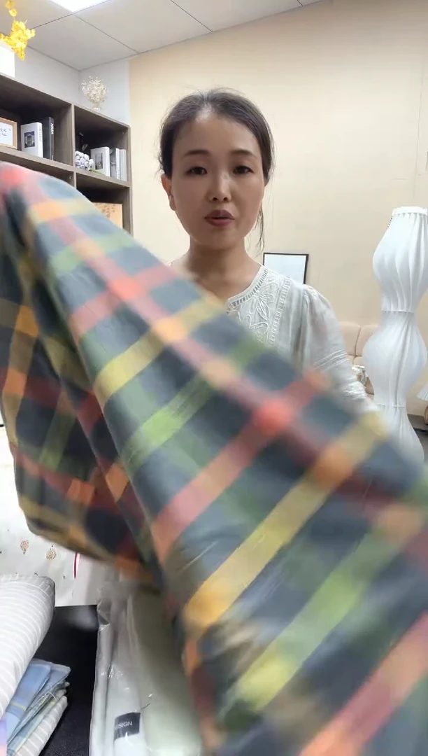 棉纯棉色织床单245*245  15