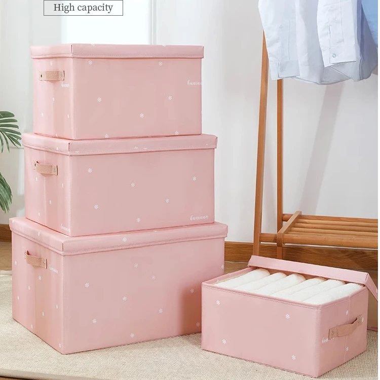 衣服收纳箱家用神器大号布艺收纳盒袋筐玩具折叠储物柜整理箱子