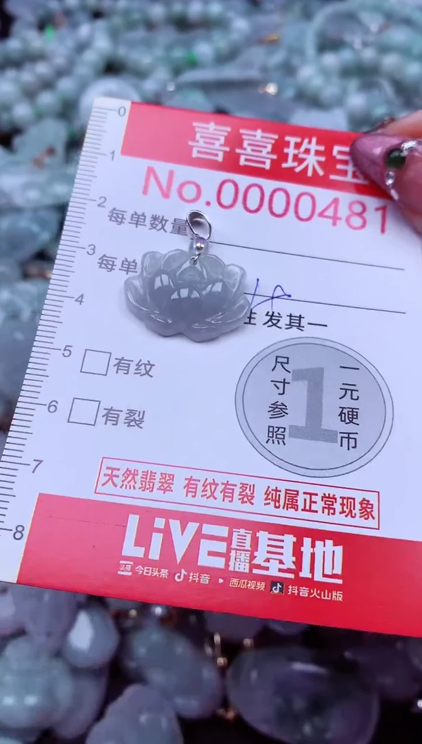 吊坠(不含链)未镶嵌翡翠481