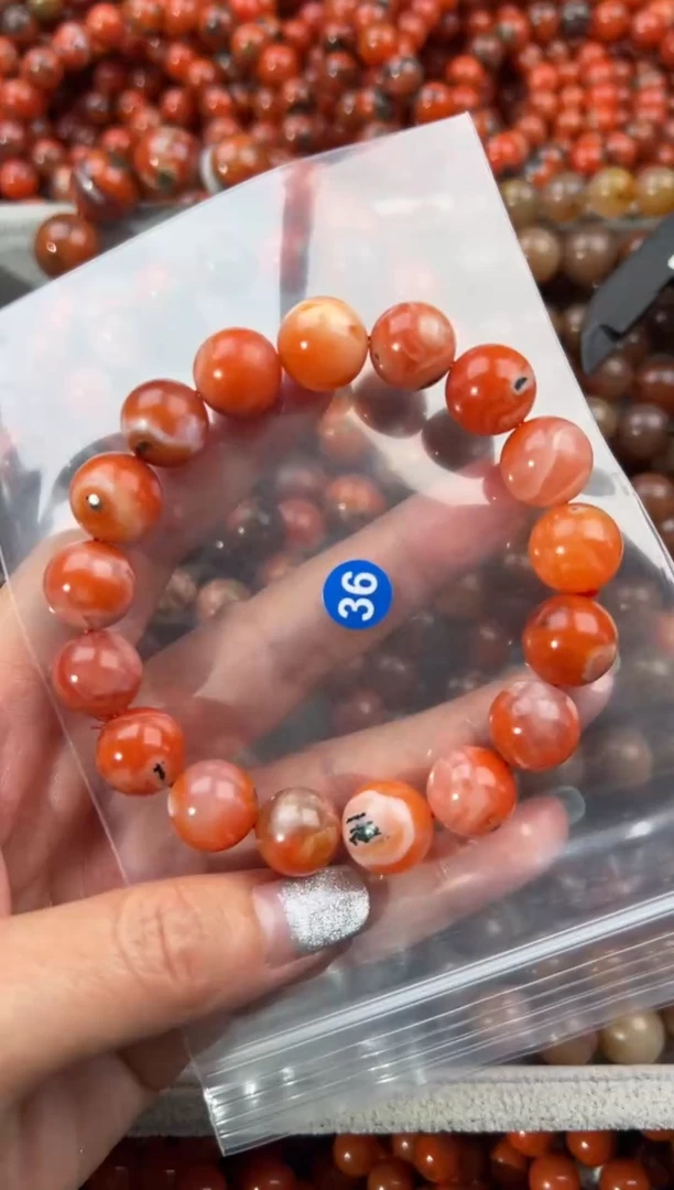 未镶嵌手串南红玛瑙12+