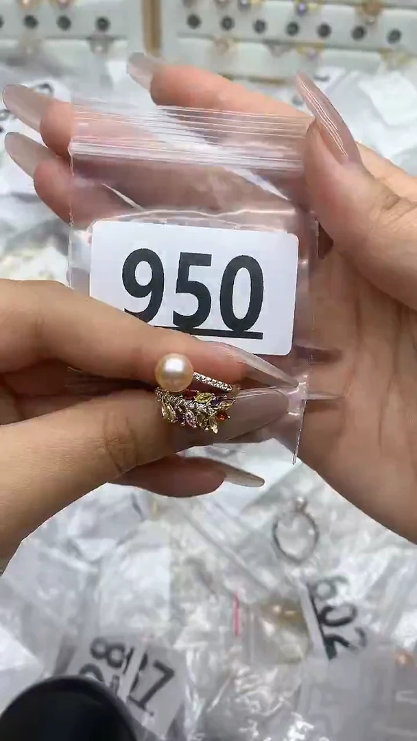 合金珠宝奇石淡水珍珠950