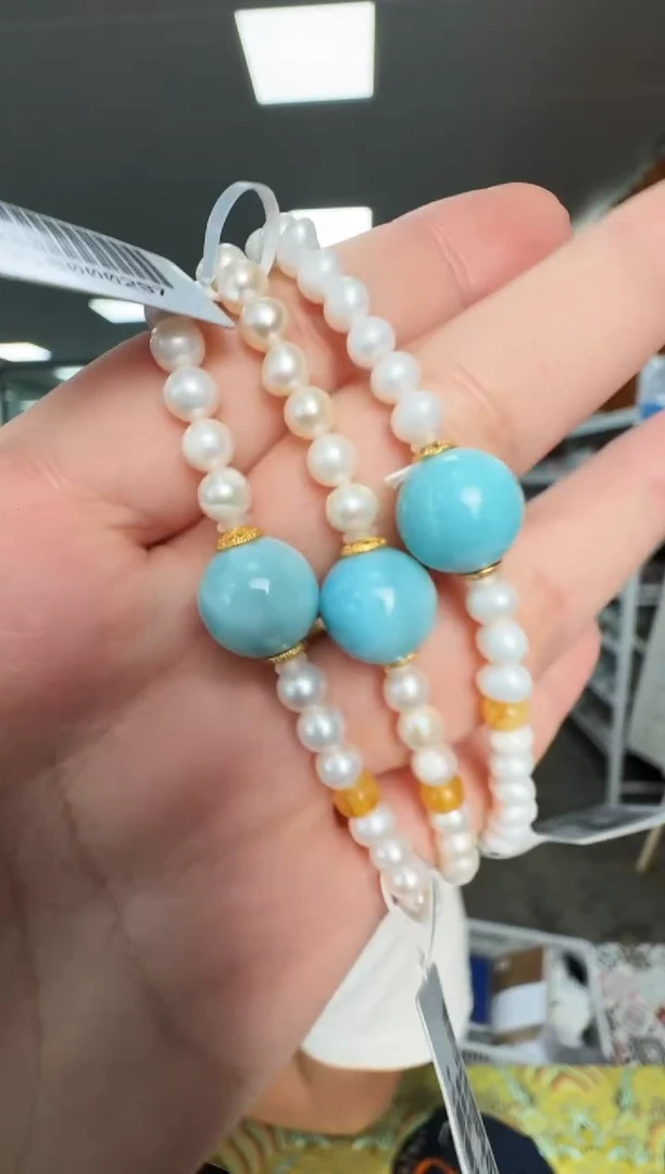 淡水珍珠手链未镶嵌JC3670 约5mm多样式发一件