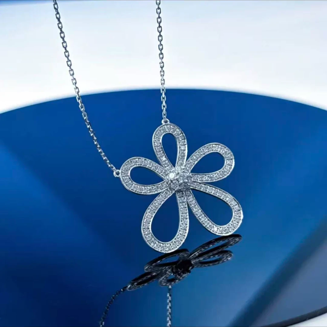 【sanshi】中号格桑花项链 ZSXL0538