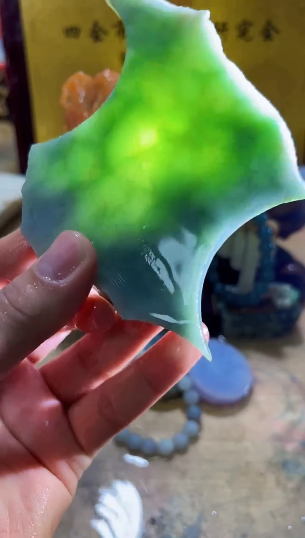 未镶嵌挂件翡翠A货常星7192