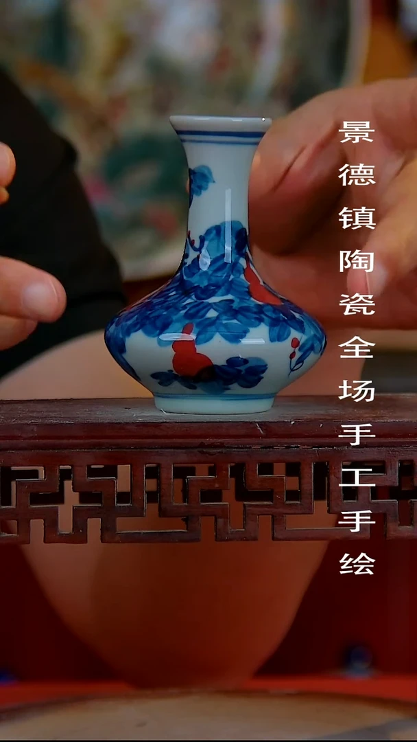 摆件景德镇陶瓷 全场手工手绘