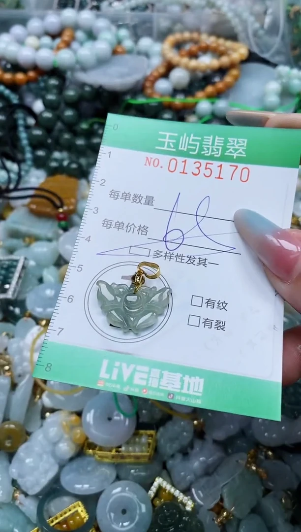 翡翠未镶嵌颈饰闪购0135170多样性发其一