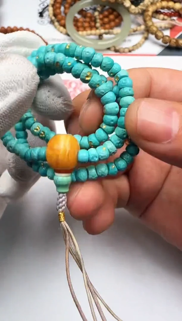 未镶嵌绿松石手串绿松石 手串