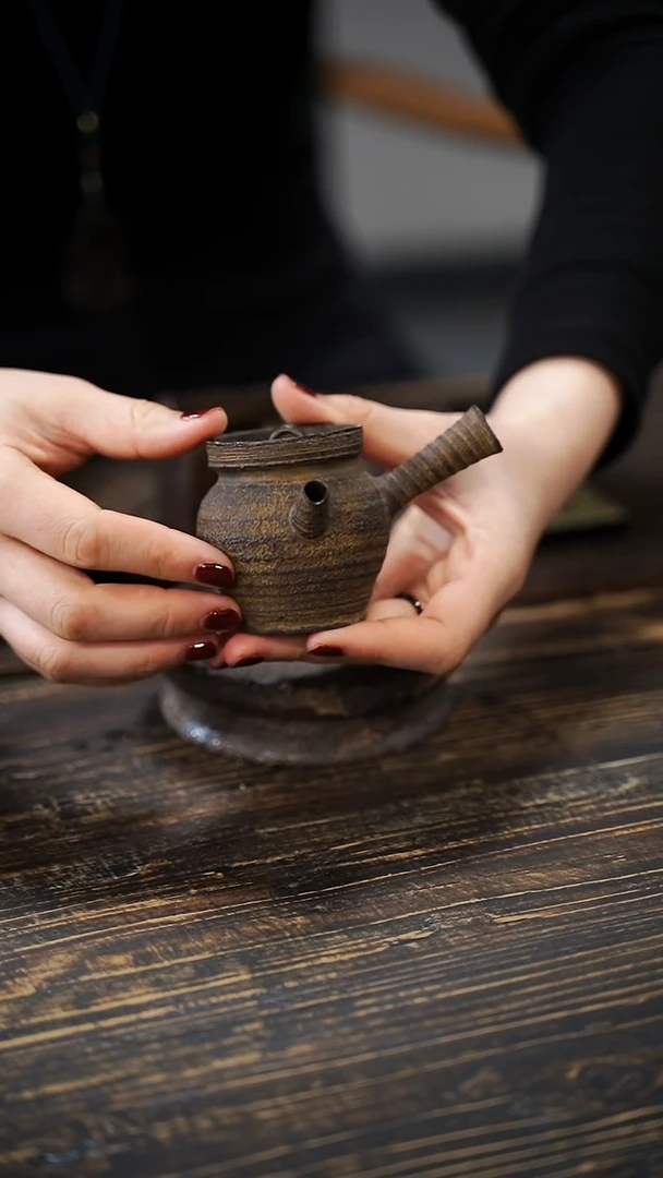 全手工制作  南蛮侧把壶90cc