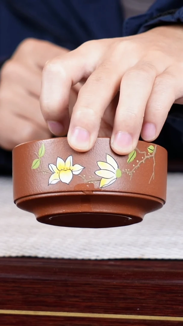 茶杯紫砂宜兴原矿紫砂 全手工制作