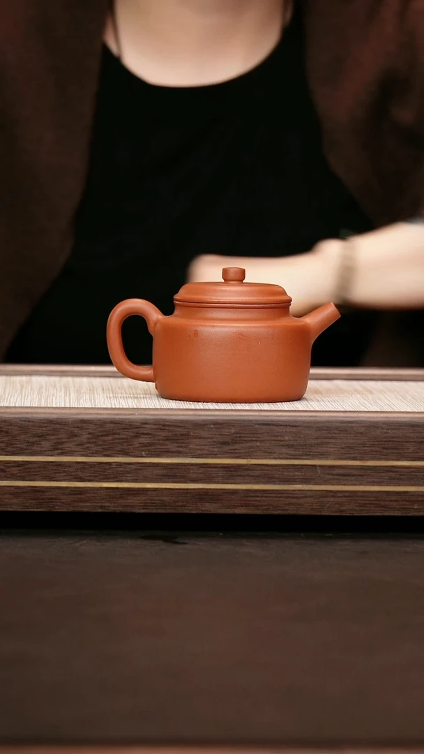 茶壶紫砂小煤窑朱泥 德钟