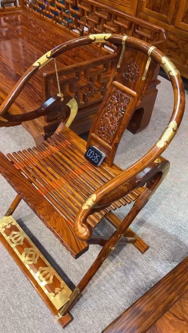 花梨木类交椅 红木家居