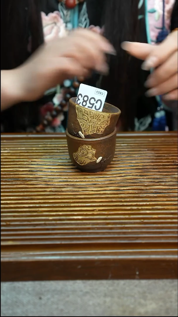 万古烧粗陶手工手做茶具