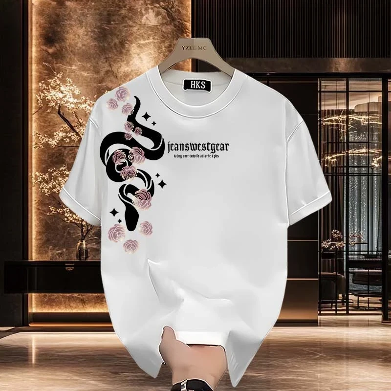 重磅美式潮牌夏季新款纯棉短袖男圆领半袖上衣T恤潮流时尚休闲ins