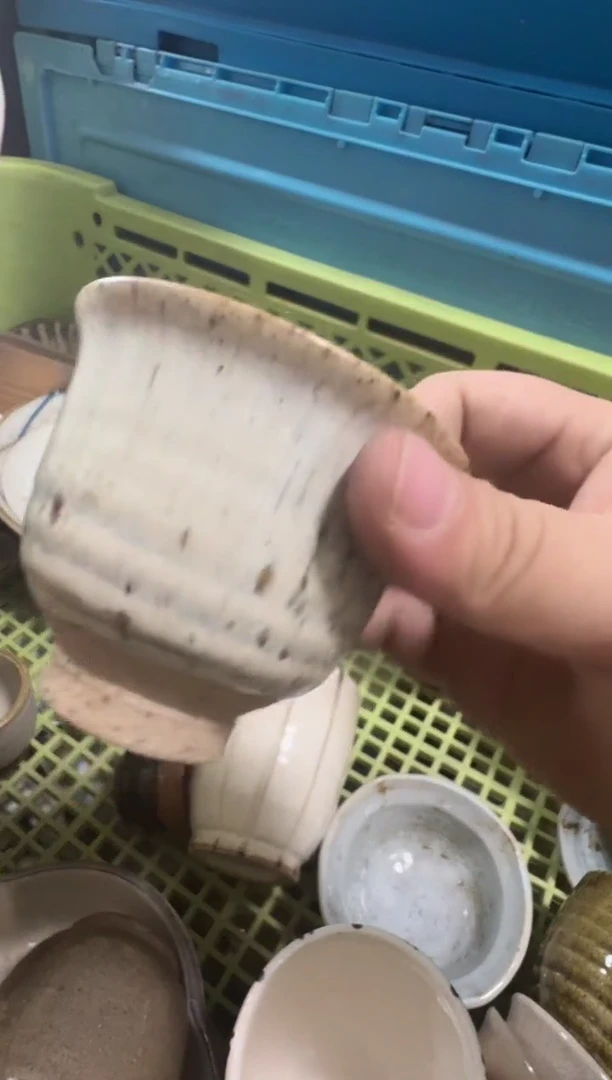 中古瓷器，默认微瑕山***花-山茶不是花