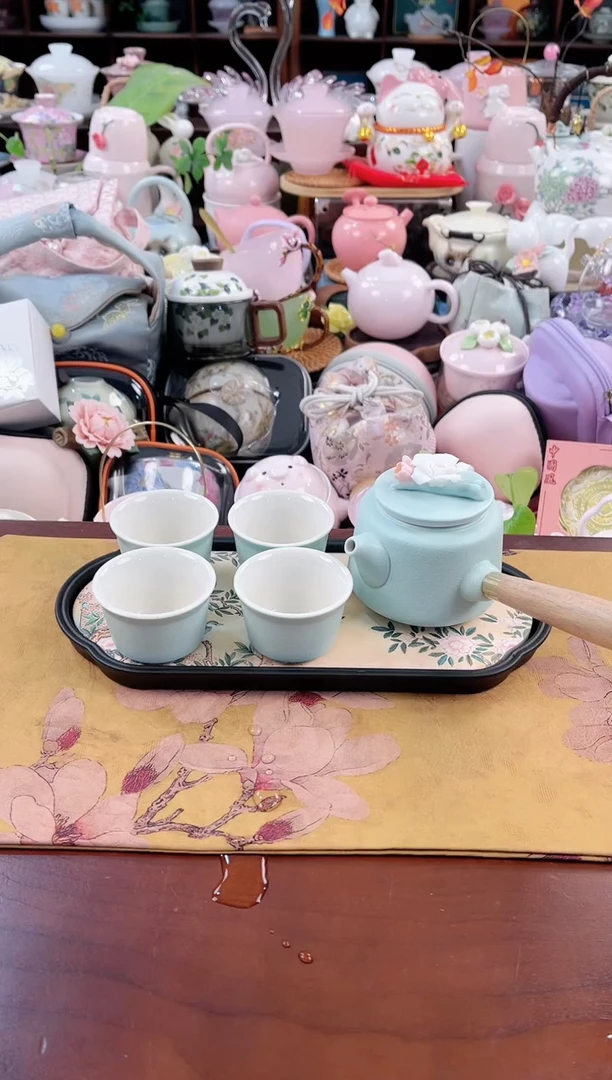【闪购商品】瓷片茶具：库存仅剩1件