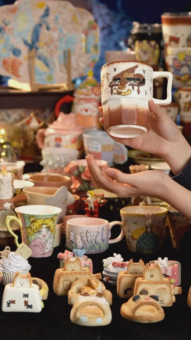 其他陶景德镇釉下彩手绘设计师款陶瓷