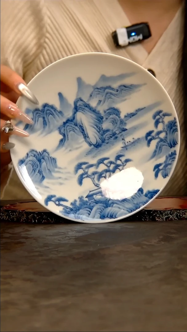 【闪购商品】青花手绘山水壶承