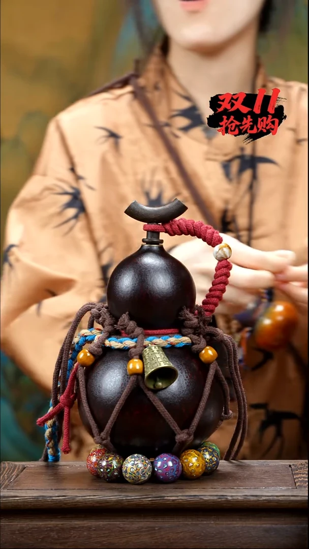 XQ081网兜款酒葫芦不包手串