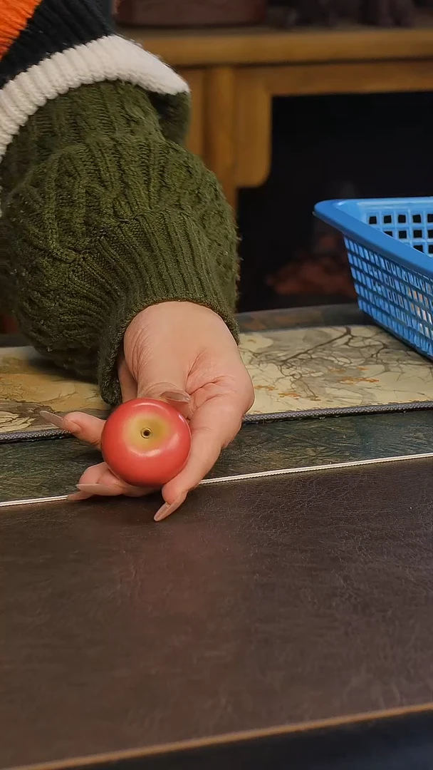 紫砂茶宠小红苹果香插