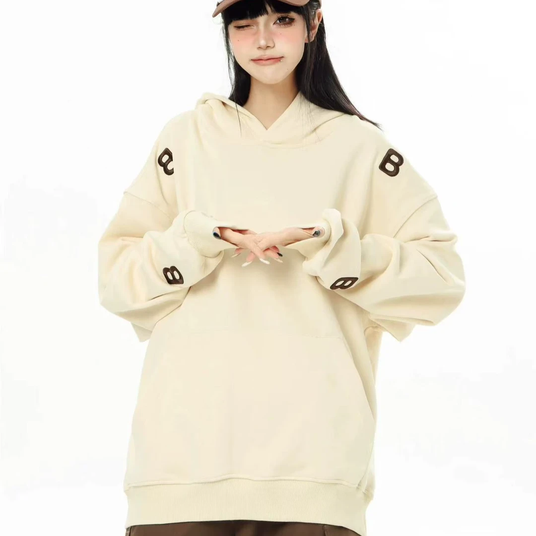 美式高街 春秋款重磅男女卫衣