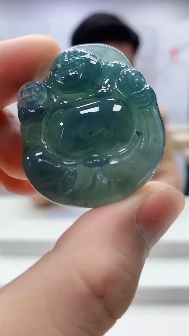 定制翡翠未镶嵌4917bb-毛货挂件14