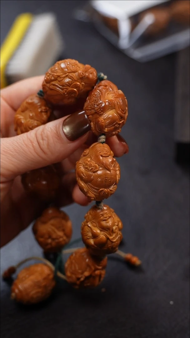 手串/手链橄榄核幸*星九林核雕文玩作品