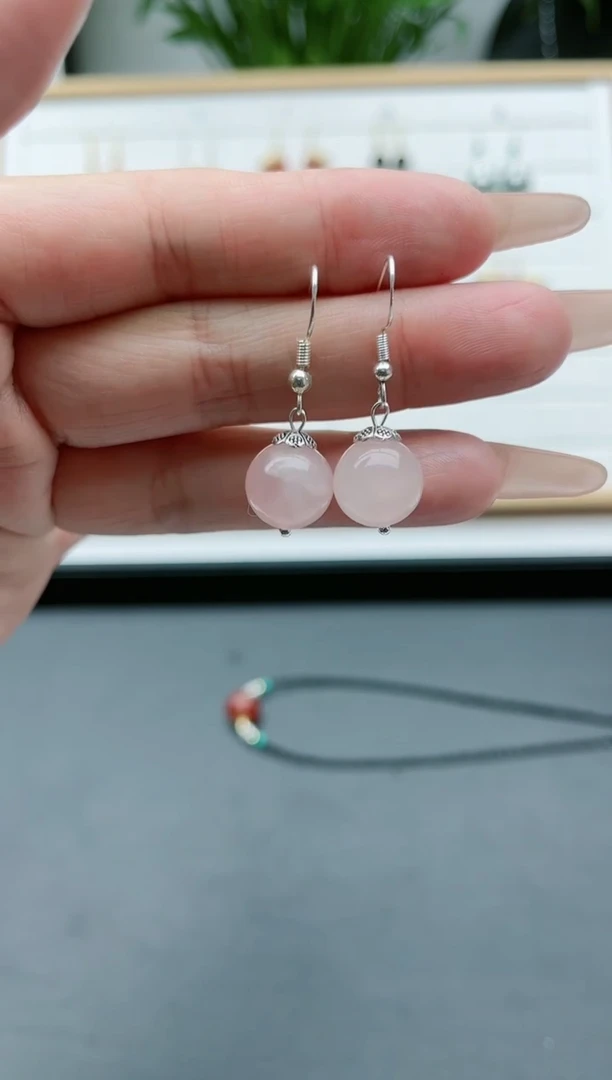 【闪购商品】水晶耳饰银S925镶嵌1102AAA