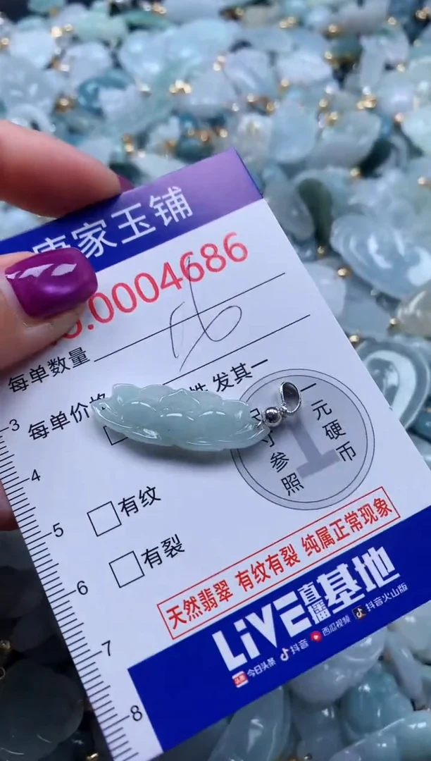 颈饰未镶嵌翡翠4686