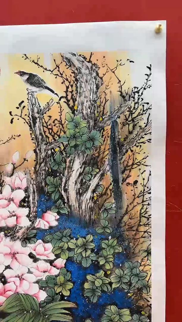 国画刘履瀛老师亲笔