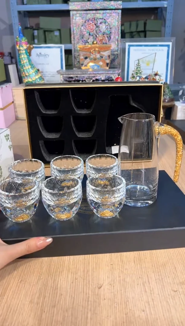 【闪购商品】杯68金箔酒具套