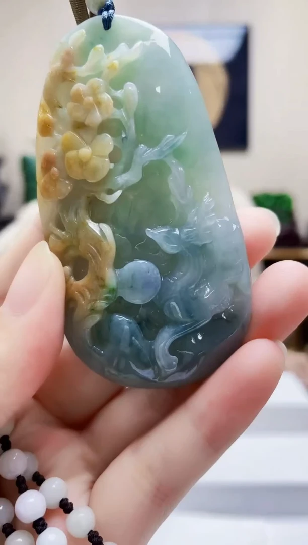 未镶嵌定制翡翠吊坠92